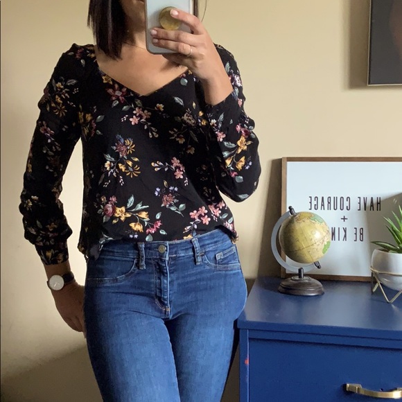 TOP SHOP floral blouse ✨like new - Picture 1 of 5